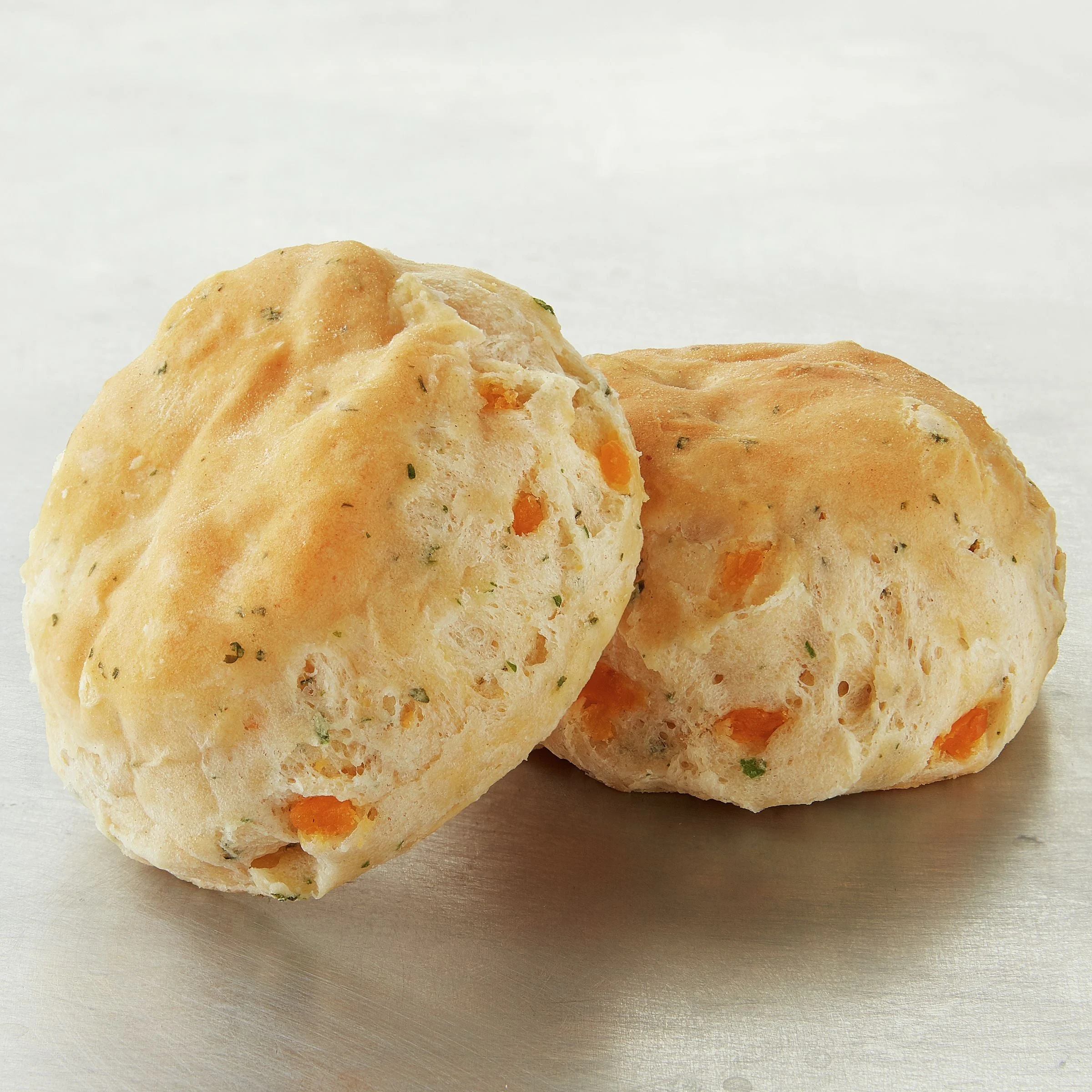 Pillsbury Frozen Biscuit Dough Garlic & Cheddar Mini 1.2 Ounce Size - 1 Per Case.