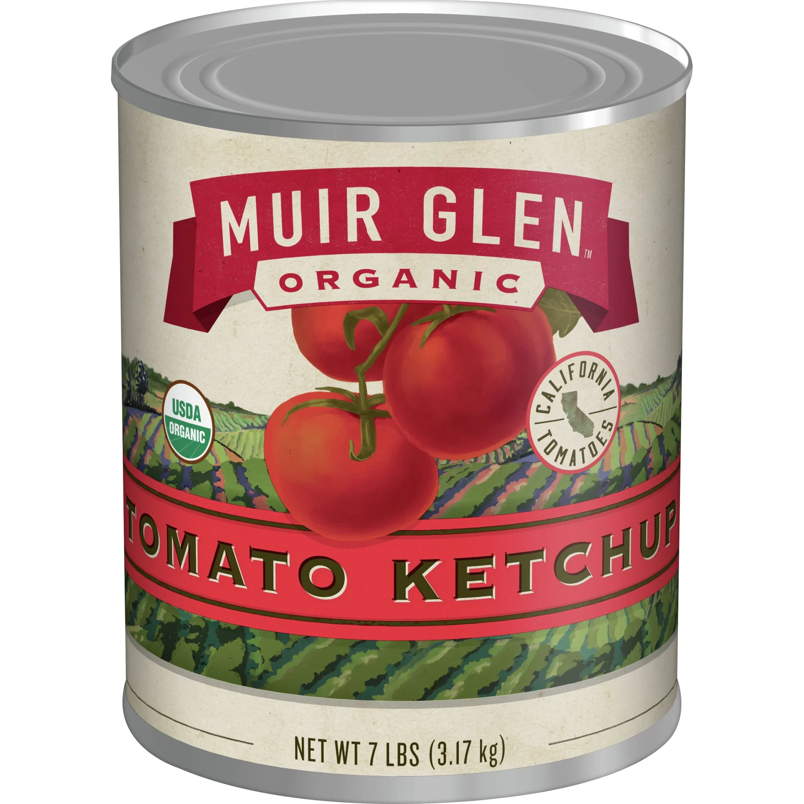Muir Glen Organic Canned Vegetables Bulktomato Ketchup 112 Ounce Size - 6 Per Case.