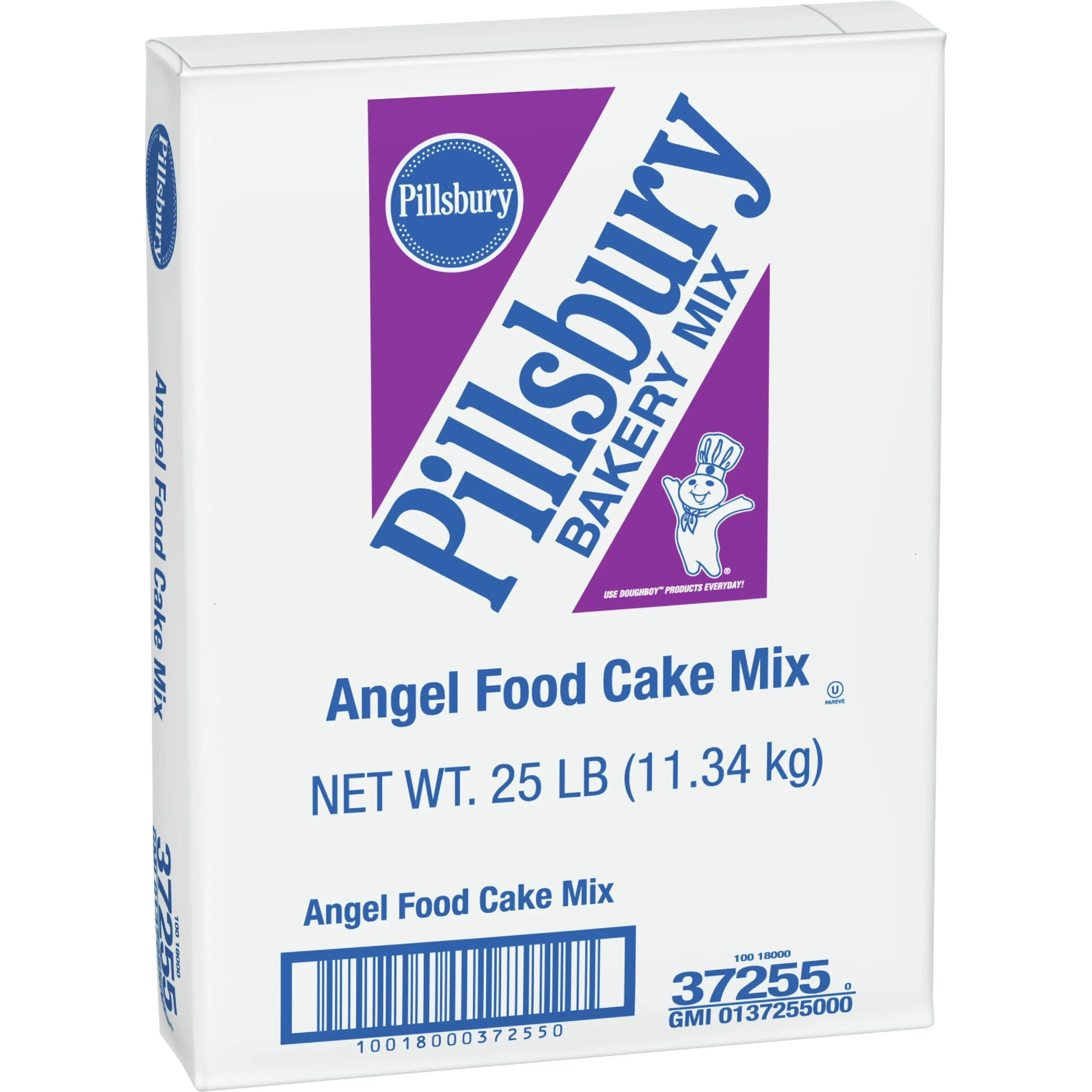 Pillsbury Cake Mix Angel Food 25 Pound Each - 1 Per Case.