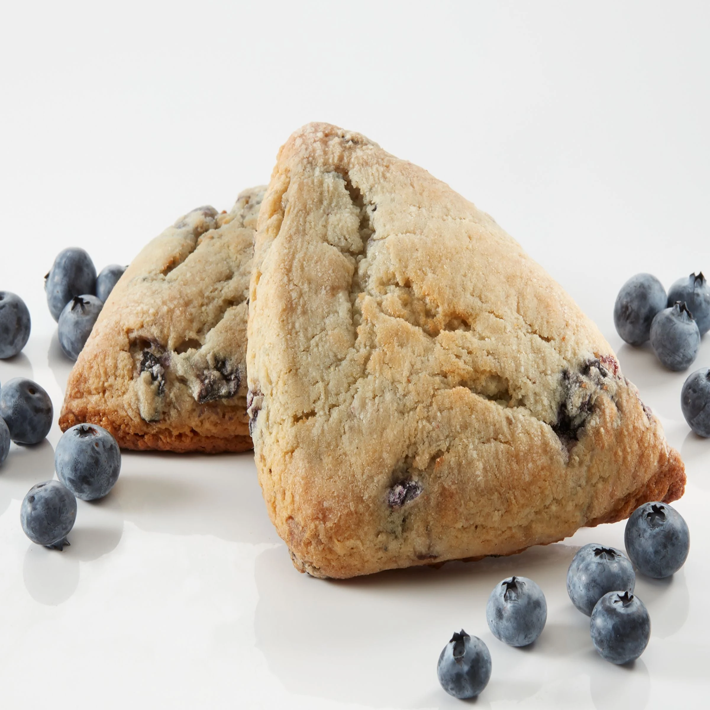 Pillsbury Place & Bake Frozen Scone Dough Blueberry 45 Ounce Size - 8 Per Case.