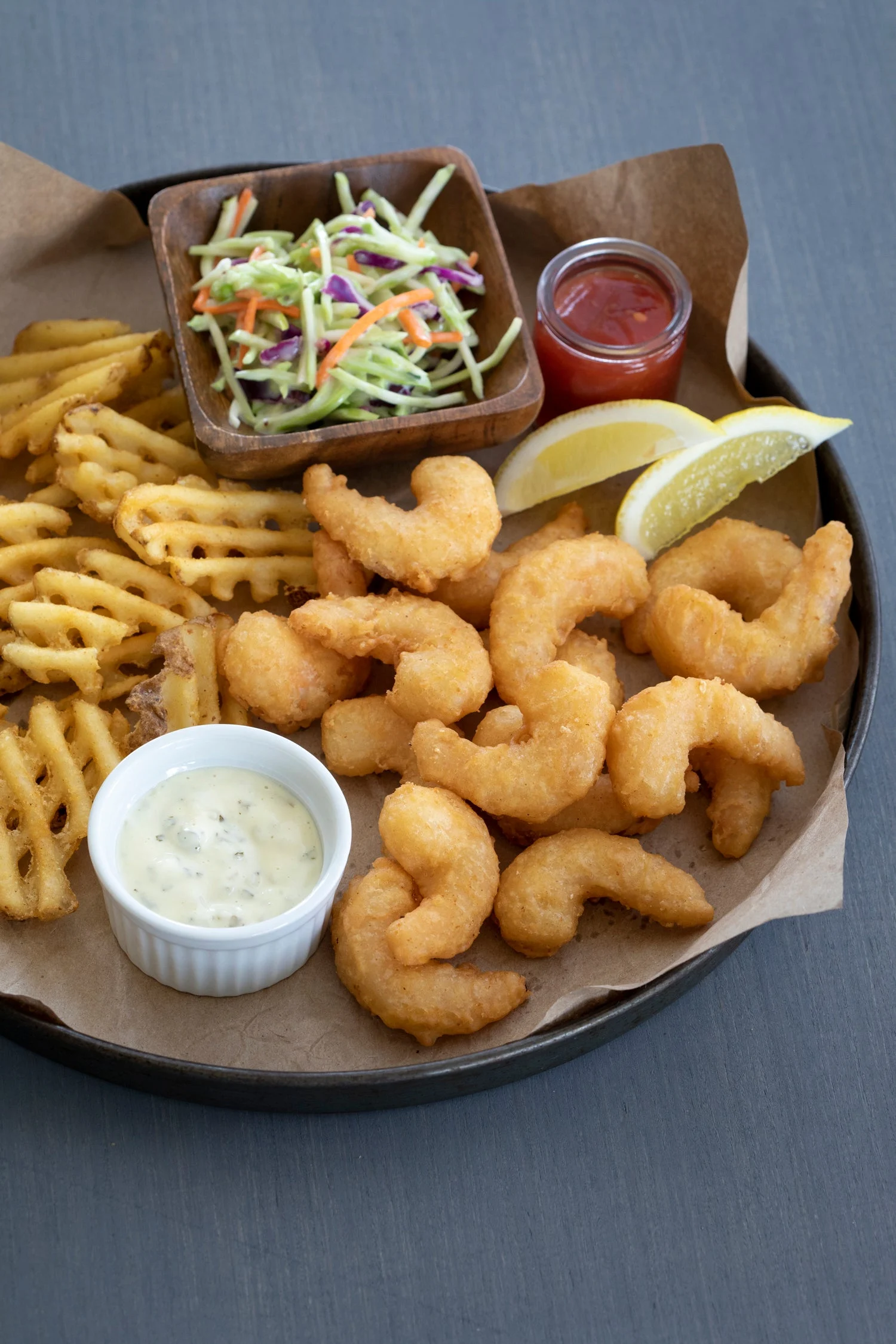 Mrs. Friday's Craft Beer Battered Round Shrimp Off2.5 Pound Each - 4 Per Case.