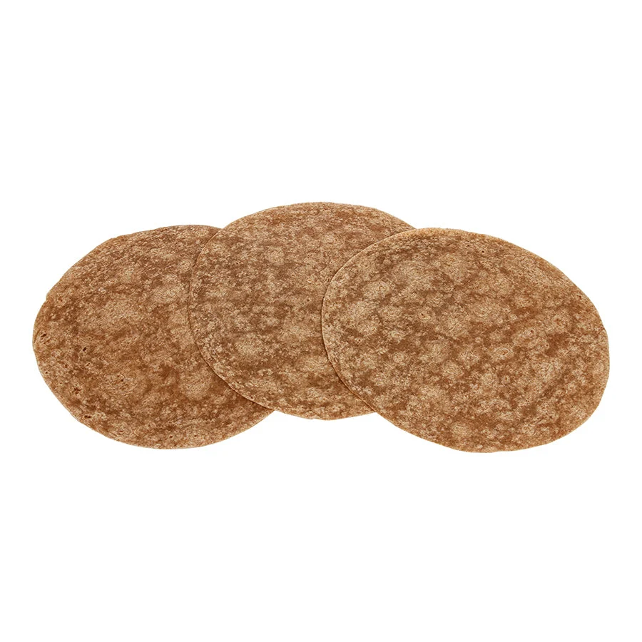 Mission 2 Inch Whole Wheat Wraps 12 Count Packs - 6 Per Case.