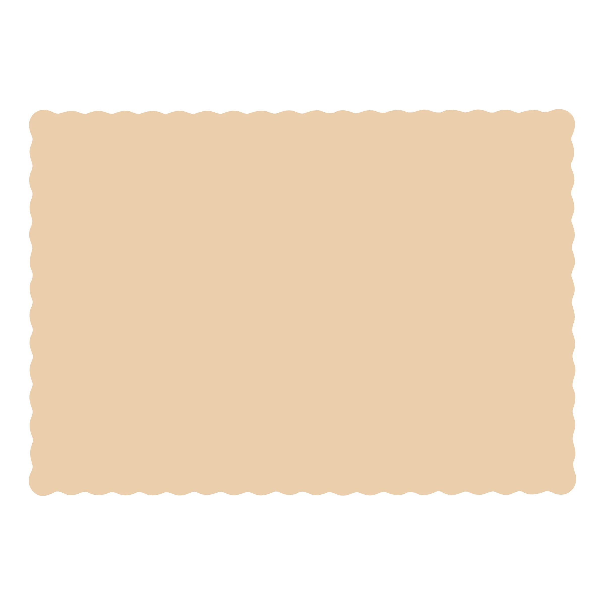 Placemat Paper Beige Economy Line 1000 Each - 1 Per Case.