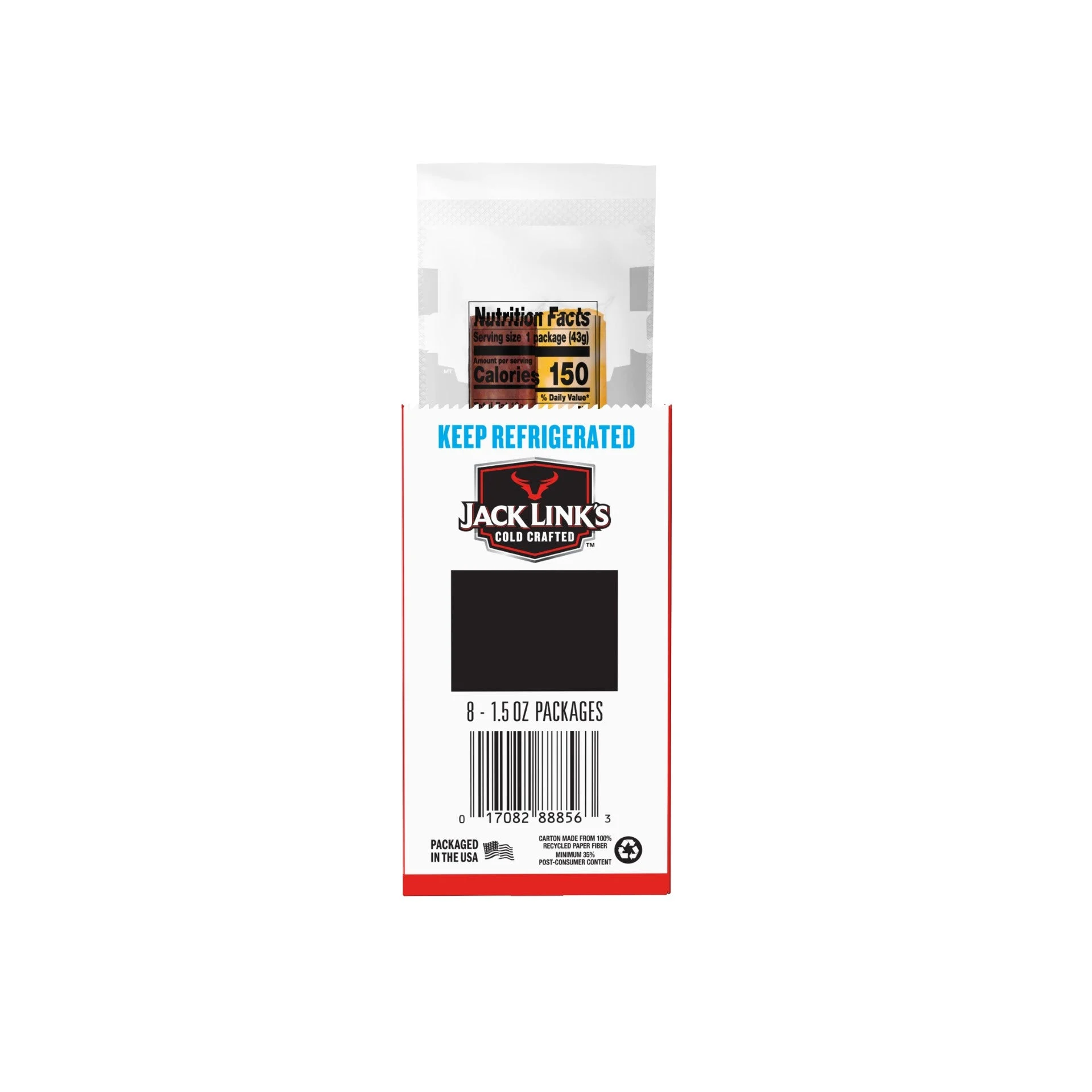 Jack Link's Original Beef & Colby Jackcheese Sticks1.5 Ounce Size - 16 Per Case.