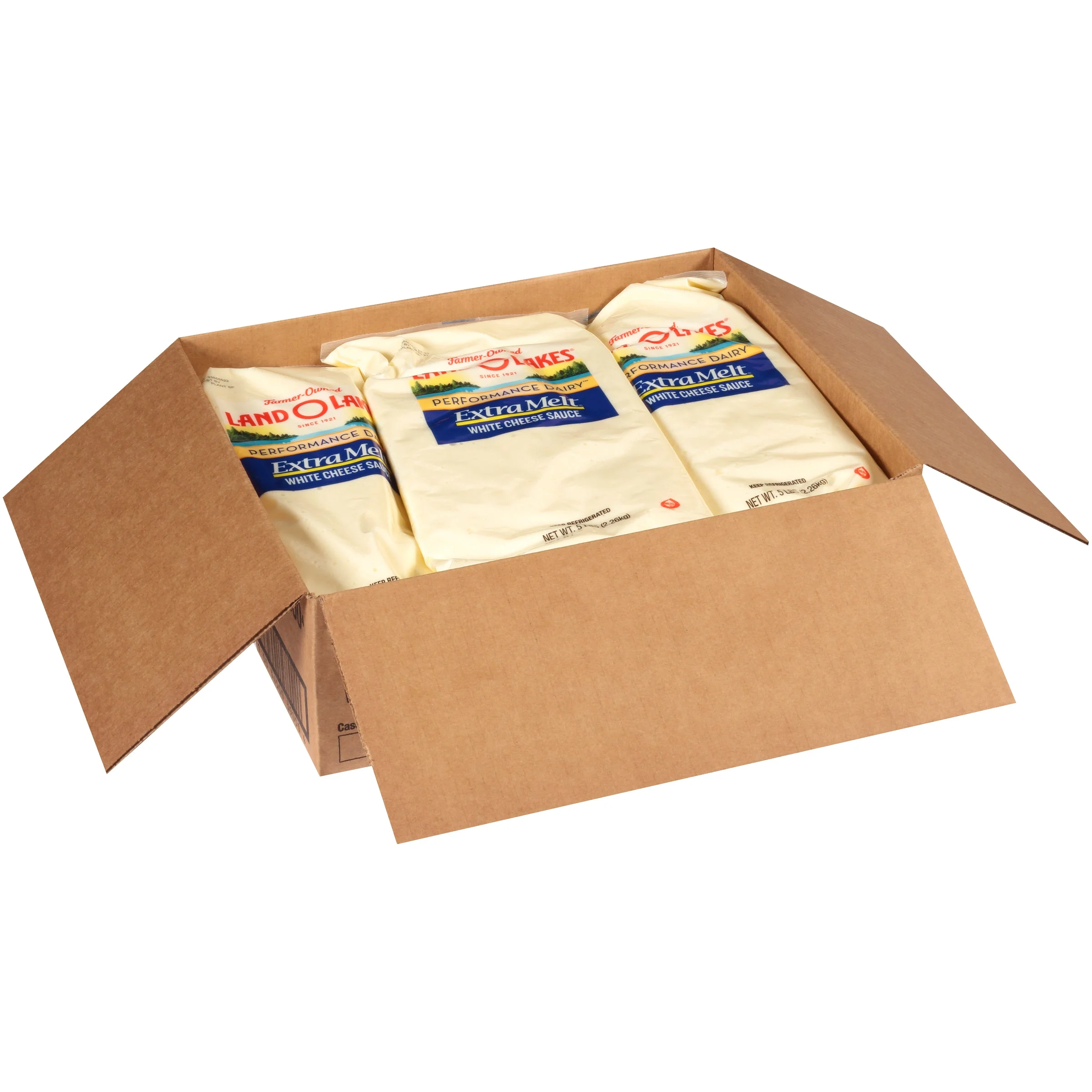 Land-O-Lakes Extra Melt Cheese Sauce White 5 Pound Each - 6 Per Case.
