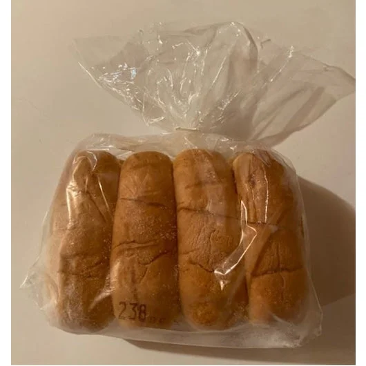 Eisenberg Gourmet Enriched Bakery Buns 8 Count Packs - 8 Per Case.