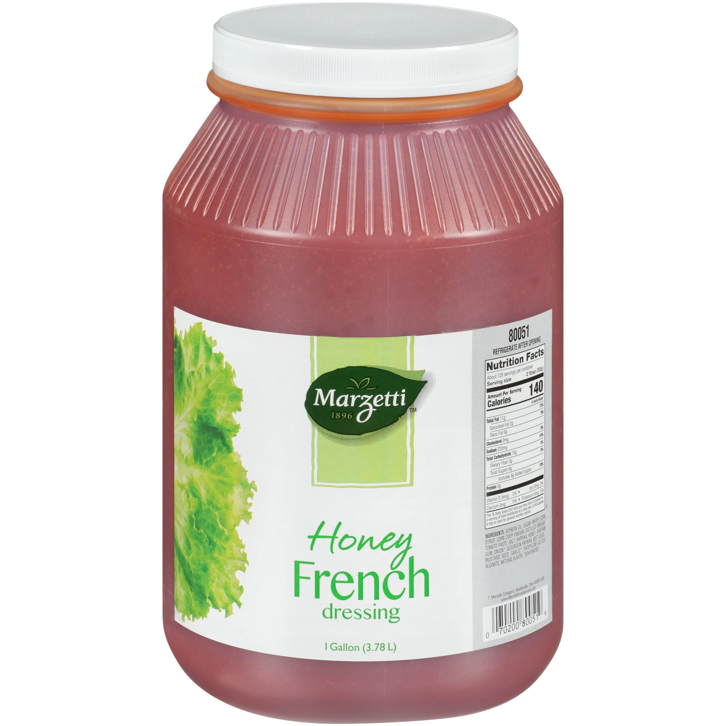 Honey French Dressing 1 Gallon - 4 Per Case.