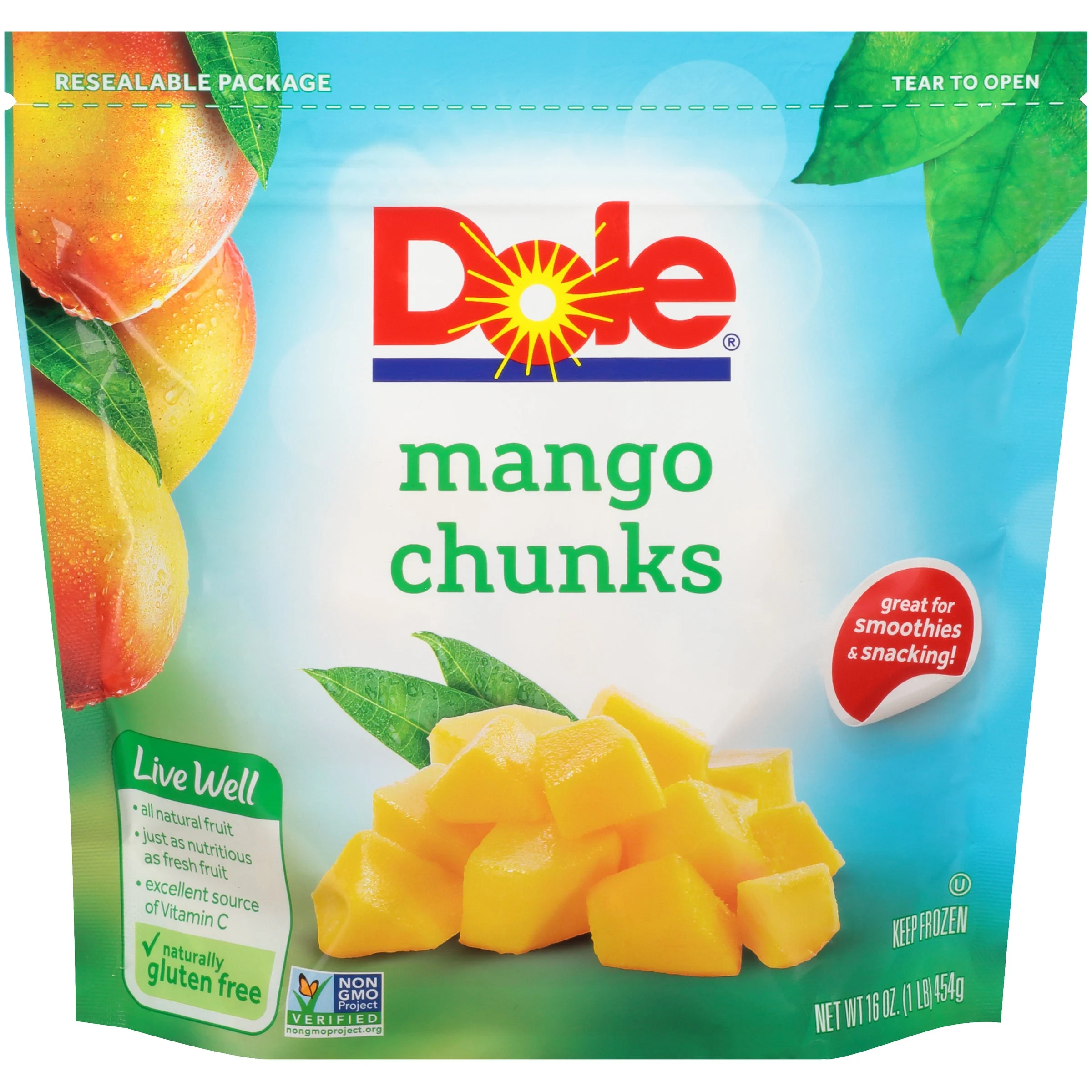 Mango Chks Individual Quick Frozen Sub 16 Ounce Size - 8 Per Case.
