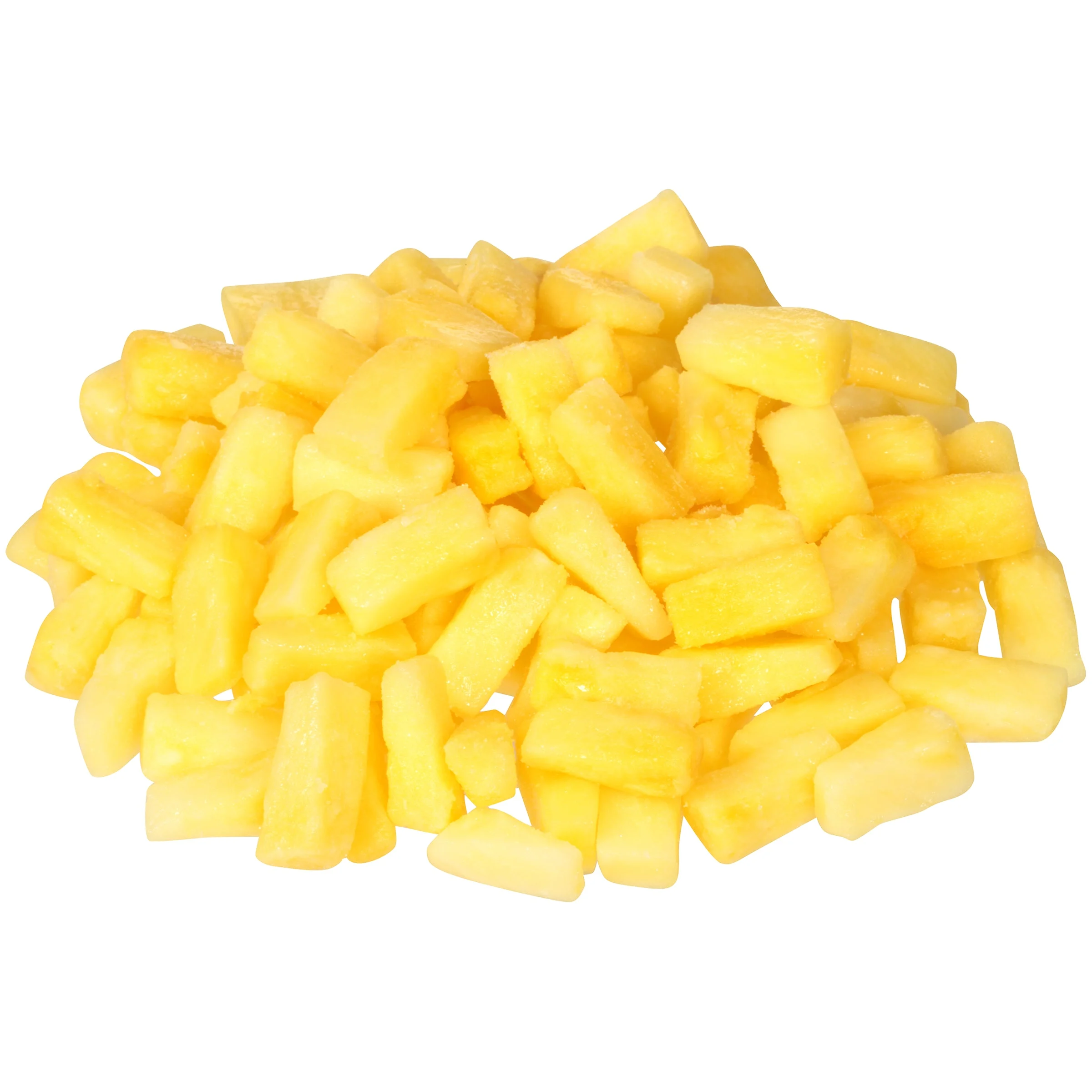 Pineapple Tidbits Mg Individual Quick Frozen 30 Pound Each - 1 Per Case.