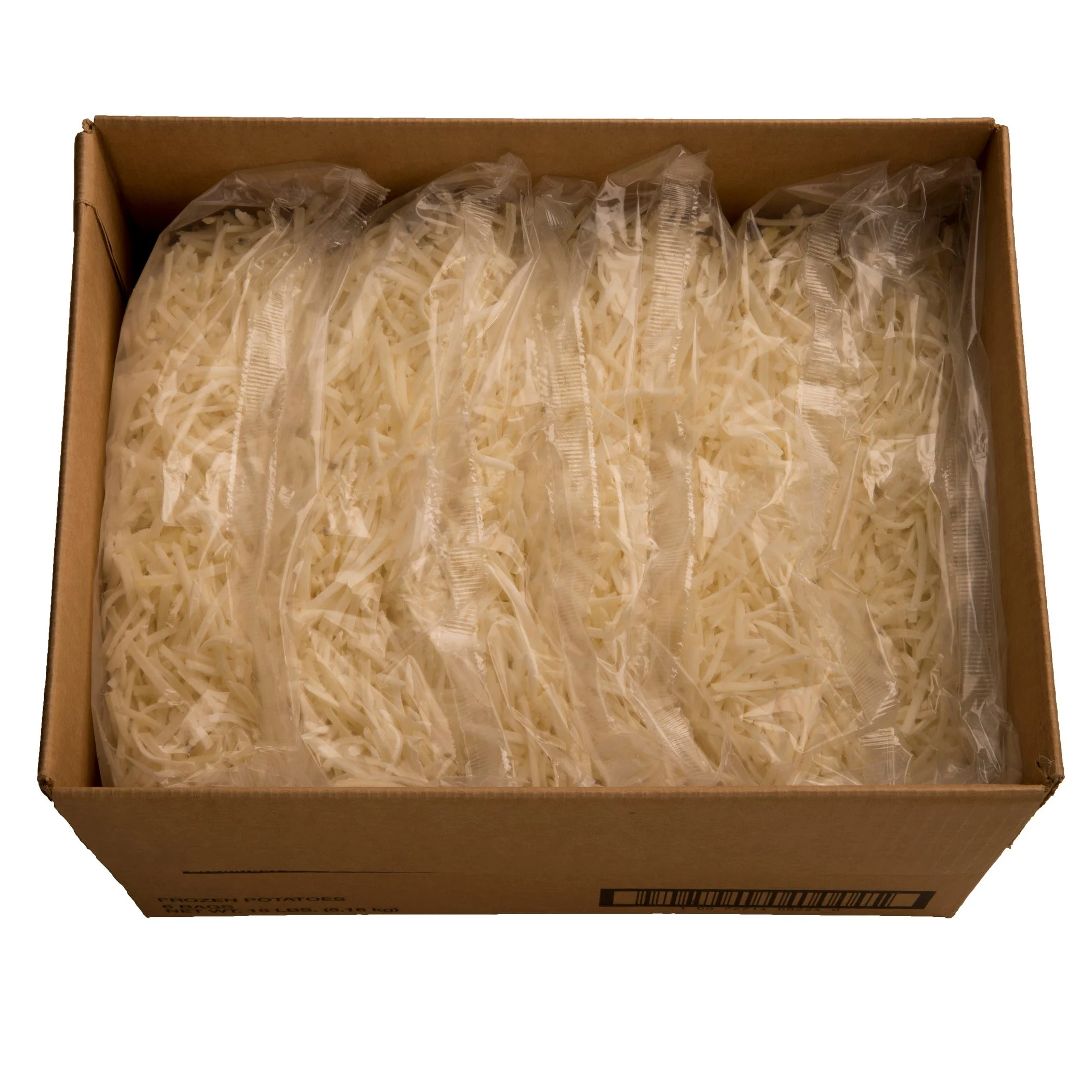 Oreida Individual Quick Frozen Loose Shred 3 Pound Each - 6 Per Case.