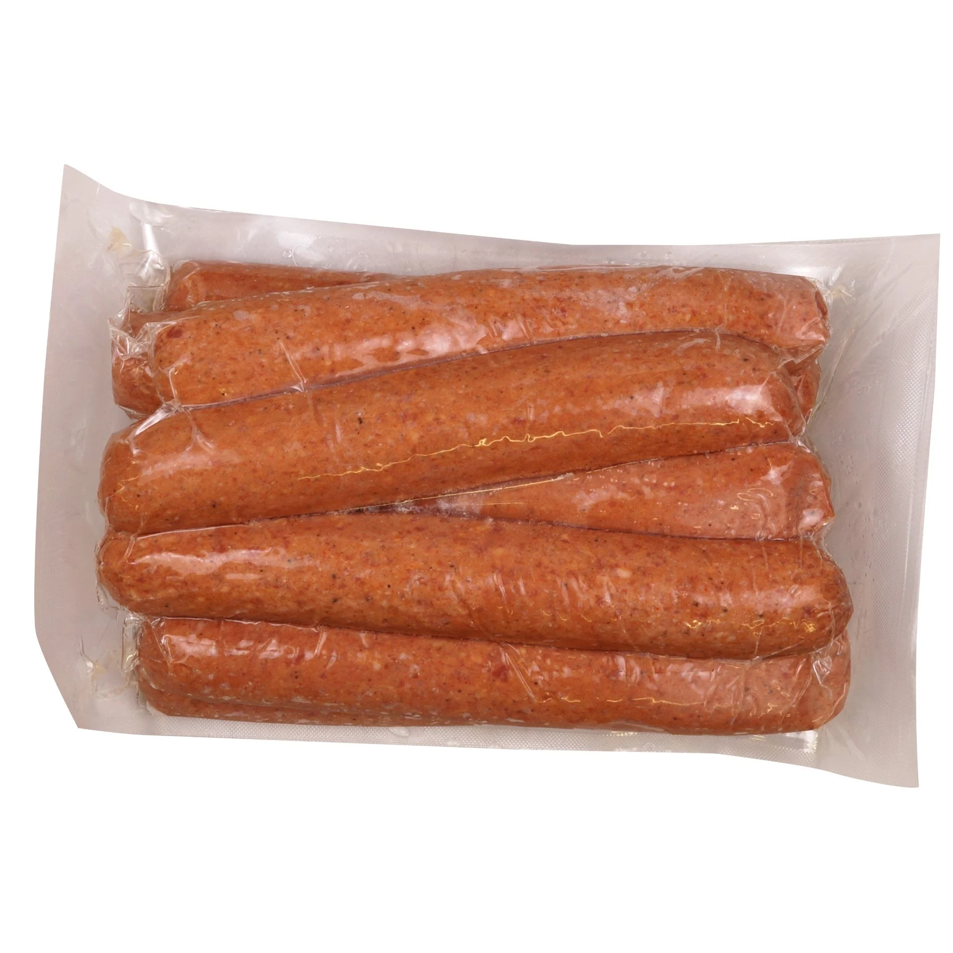 Fully Cooked Skinless Beef Polish Sausage Links Packages 4 Ounce Size - 40 Per Case.