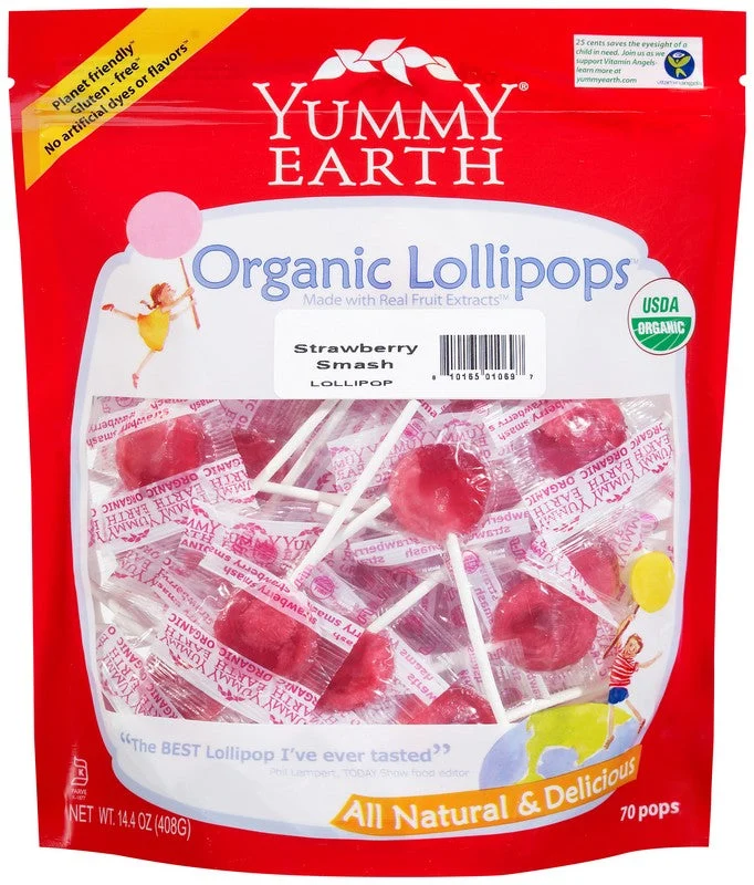 Yummy Earth Strawberry Smash Pops
