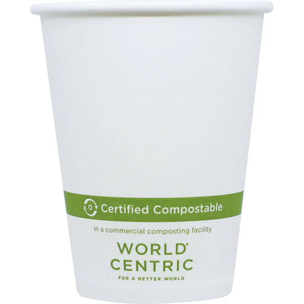 8 Oz Fsc(R) Paper Hot Cup - White