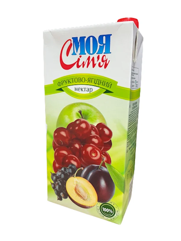 Moya Semya Nectar, Fruit & Berry W/Pulp 1.93l/6pack