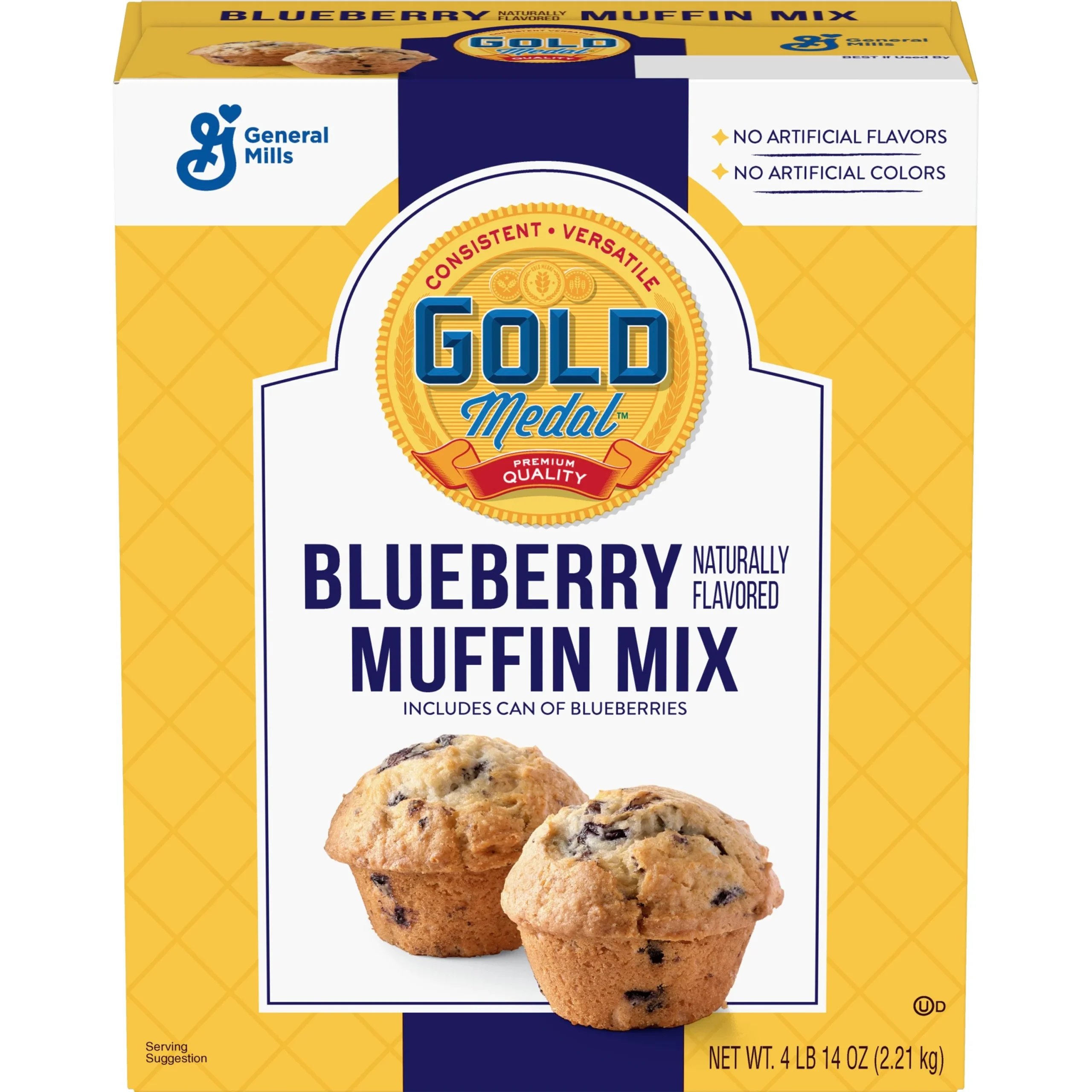 Gold Medal Muffin Mix Blueberry 4.88 Pound Each - 6 Per Case.