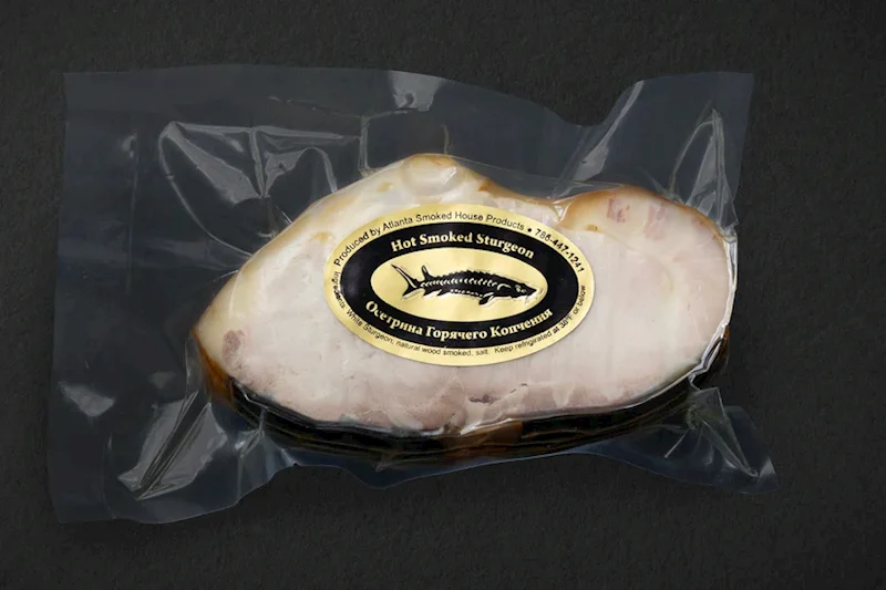 ATLANTA SMOKE HOUSE Hot Smoked Sturgeon ~1lb