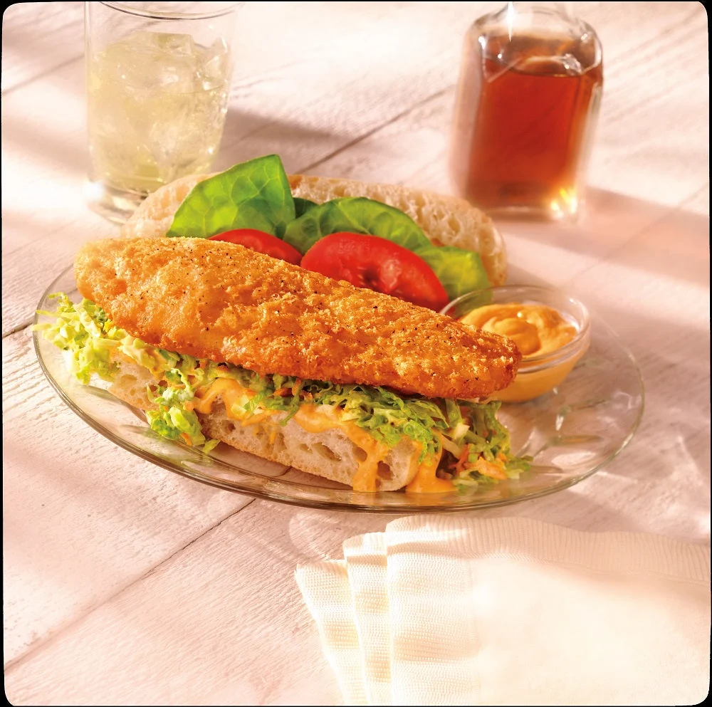 Mrs. Friday's Beer Bat Tilapia 2.5 Pound Each - 4 Per Case.