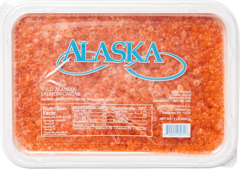 ALASKA Wild Alaskan Salmon Caviar 454g