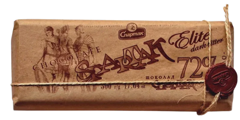 SPARTAK Elite Dark Chocolate 72% Cocoa 500g/3pack