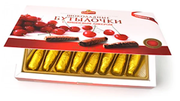 SPARTAK Chocolate Butilochki with Cherry Liqueur 178g/6pack
