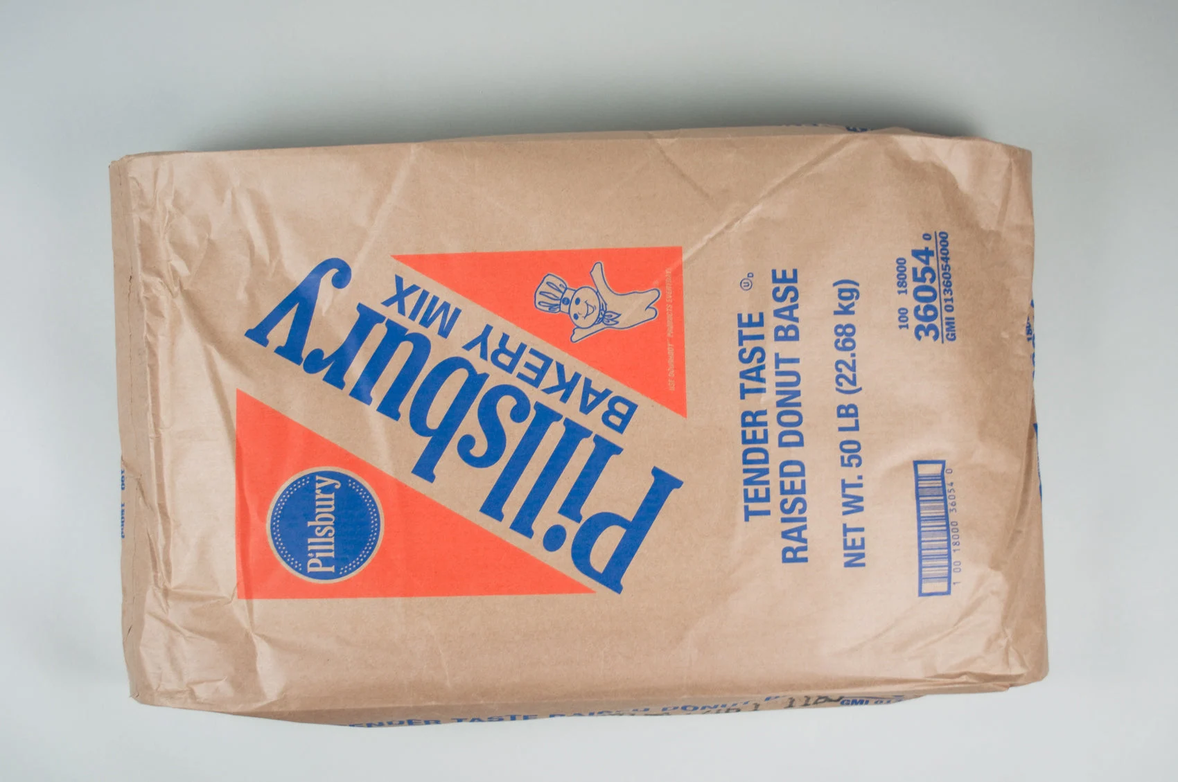 Pillsbury Donut Mix Tender Taste Raised 50 Pound Each - 1 Per Case.