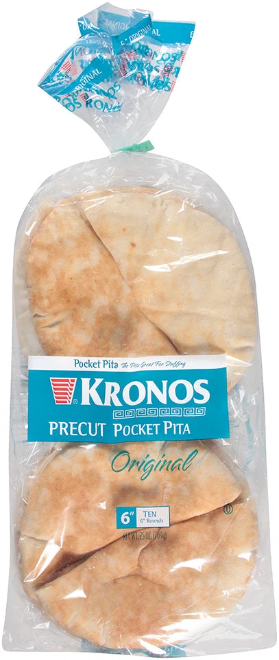 Pita 6 Inch White Kt Prect 10 Each - 12 Per Case.