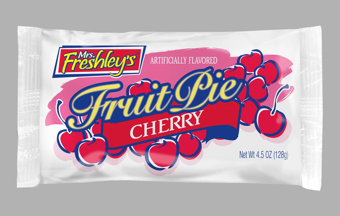 Mrs. Freshley's Fruit Cherry Pie 4.5 Ounce Size - 48 Per Case.