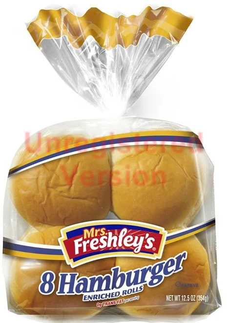 Mrs. Freshley's 4 Inch Hams12 Ounce Size - 8 Per Case.