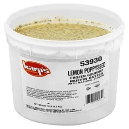 Karp's Scoop N Bake Lemon Poppy 9 Pound Each - 2 Per Case.