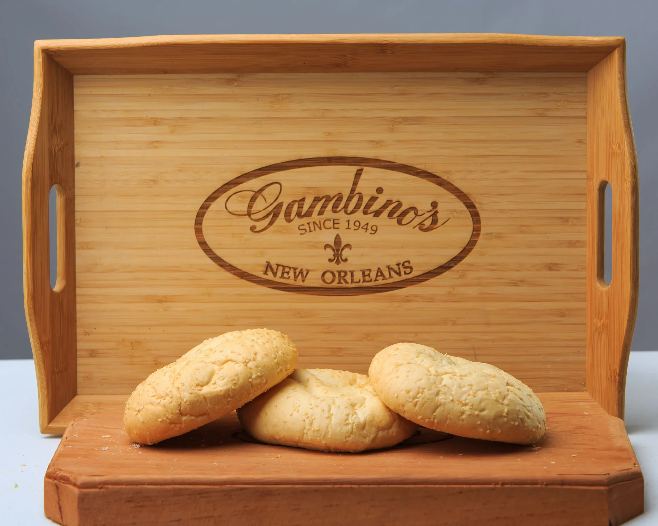 Muffuletta Bread 5 Inch 5 Ounce Size - 48 Per Case.