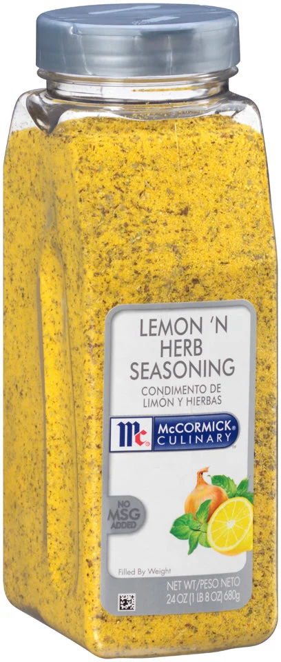 Mccormick Culinary Lemon 'n Herb Seasoning 24 Ounce Size - 6 Per Case.