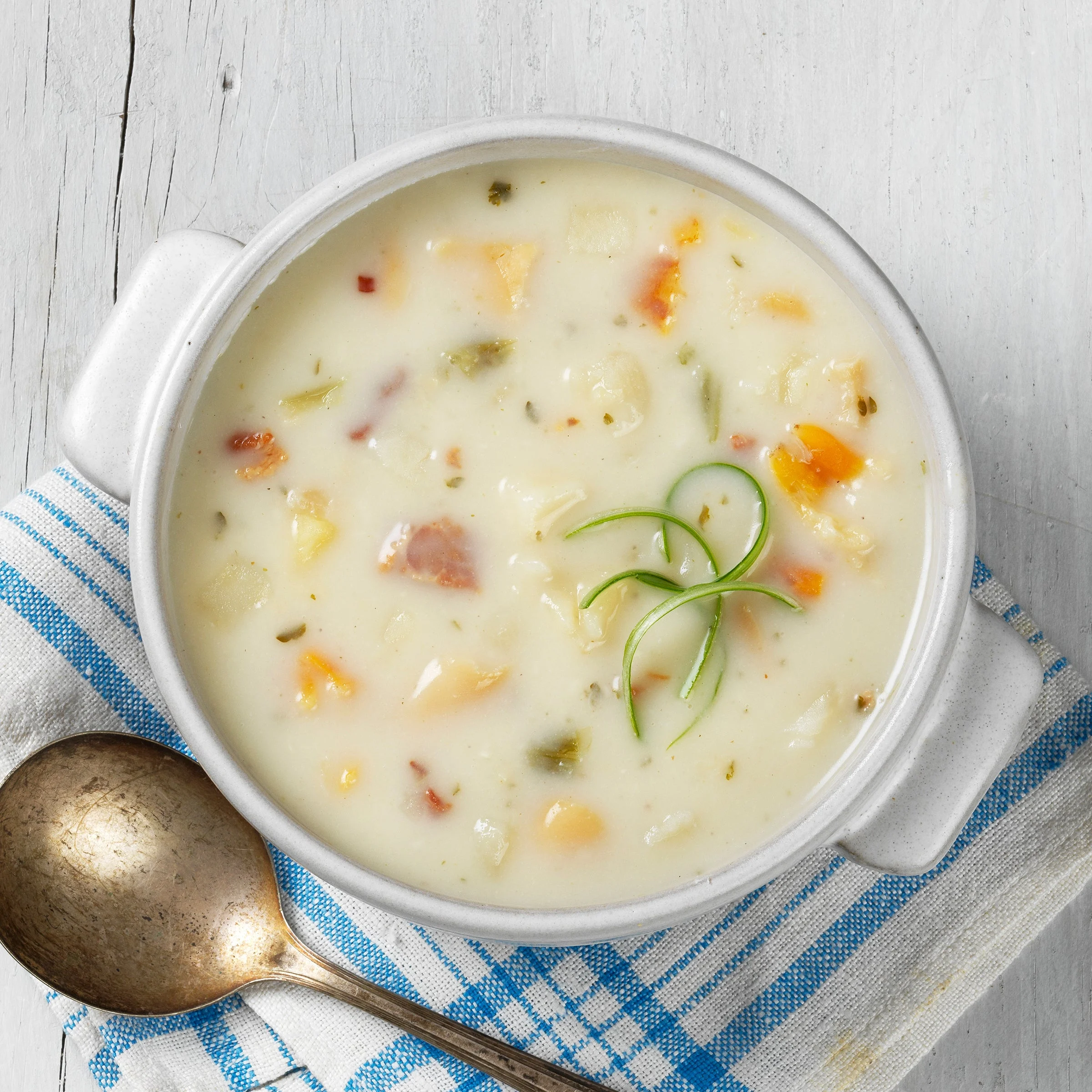 New England Clam Chowder 4 Pound Each - 4 Per Case.