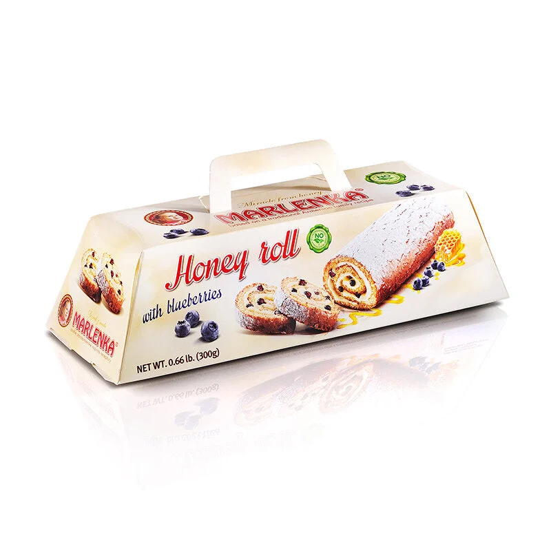 MARLENKA Honey Roll with Blueberries 300g/6pack