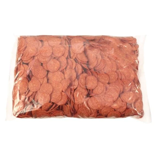 Margherita High Performance 9-11 Count Slices Pepperoni 12.5 Pound Each - 2 Per Case.