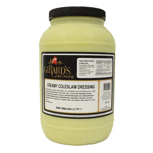 Girard's Creamy Coleslaw Dressing, 1 Gallon - 2 Per Case.