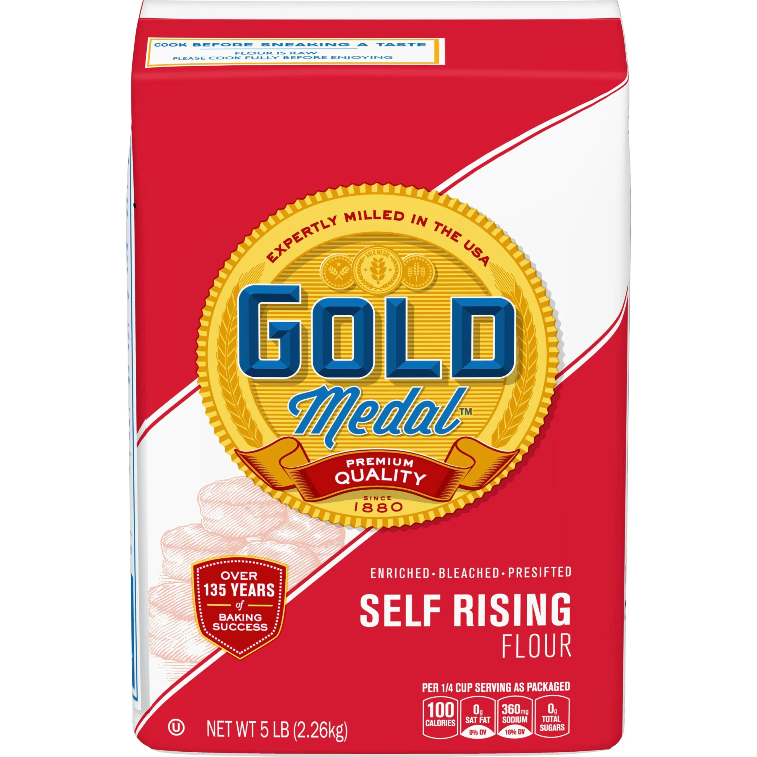 Gold Medal Self Rising Flour Bleachedenrichedpresifted 5 Pound Each - 8 Per Case.