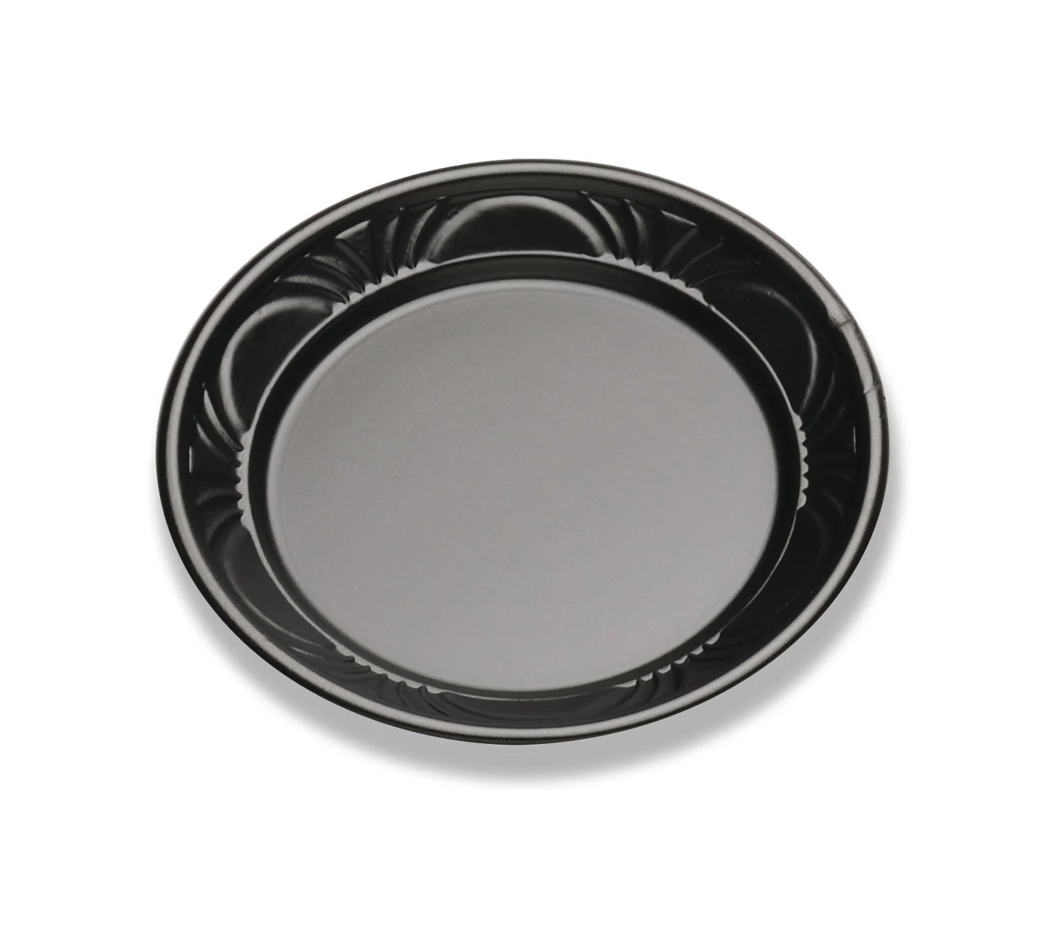 6" Round Black Pearl Ps Plate