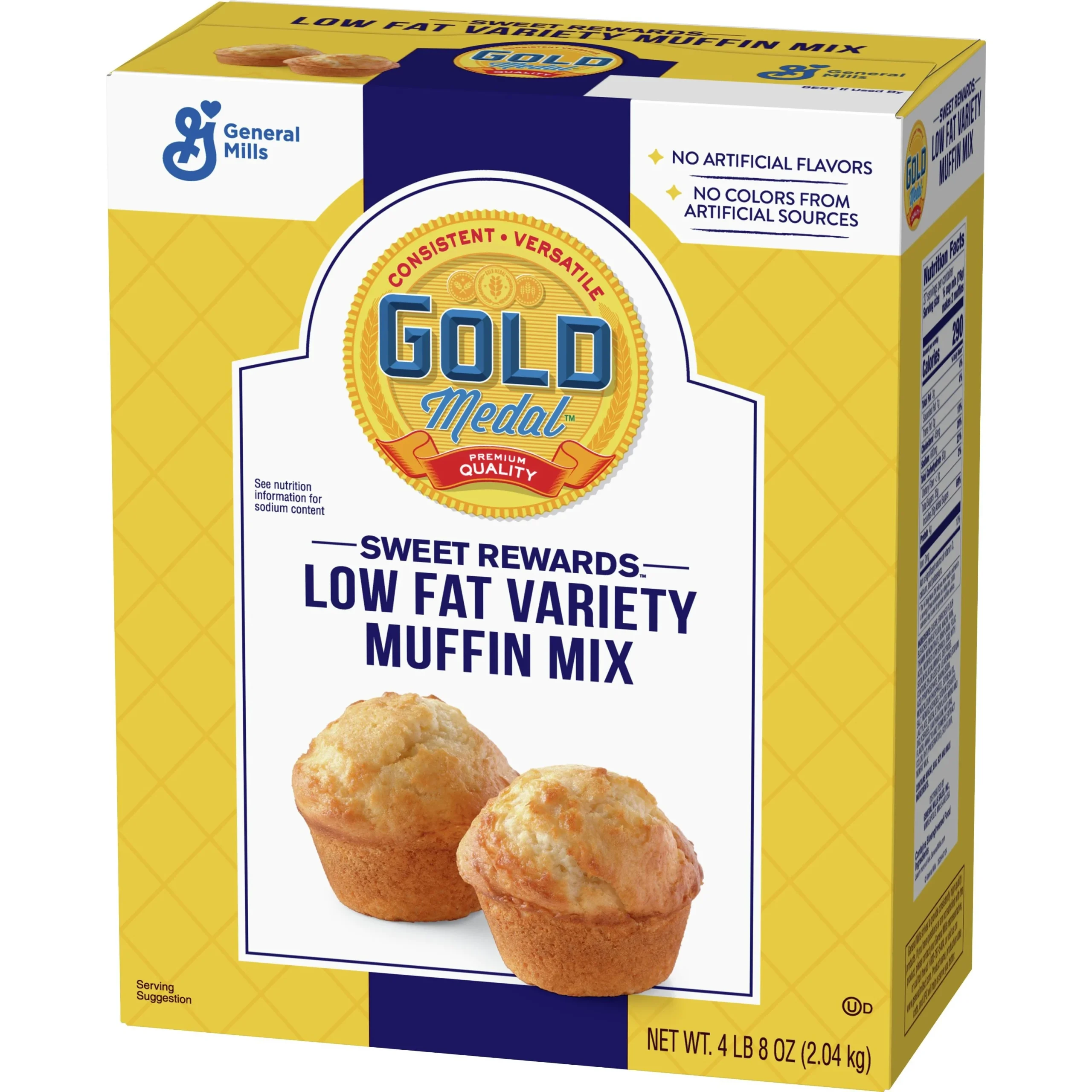 Gold Medal Sweet Rewards Muffin Mix Low Fat Variety 4.5 Pound Each - 6 Per Case.