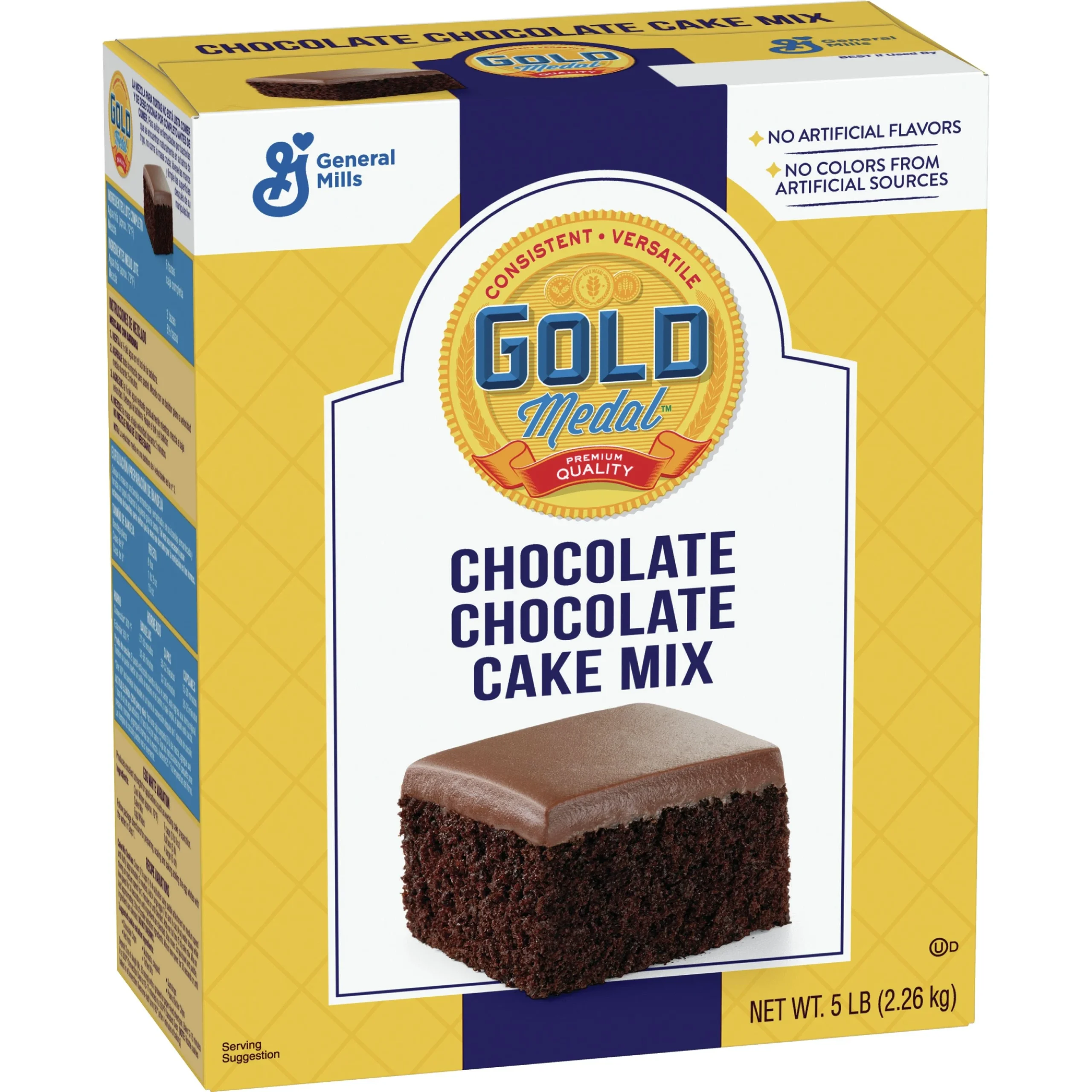 Gold Medal Cake Mix Chocolate Chocolate 5 Pound Each - 6 Per Case.