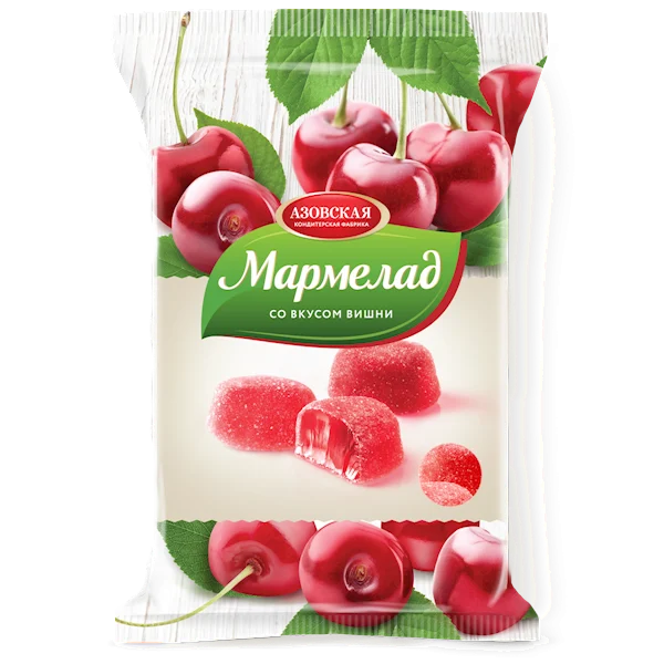 Azovskaya Marmelade W/Cherry Flavor 300g/12pack