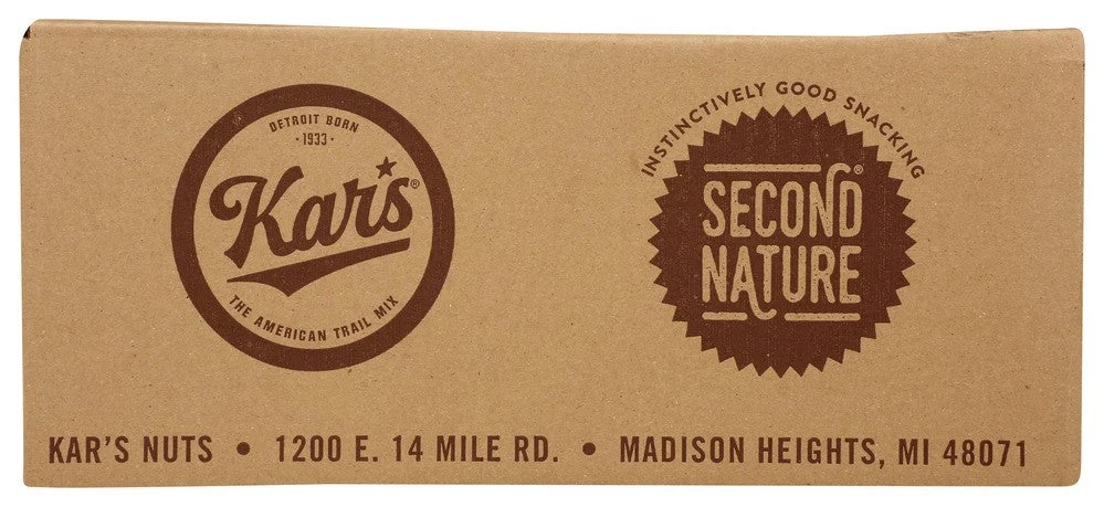Kar's Nuts Peanut Butter And Dark Chocolate 2 Ounce Size - 36 Per Case.