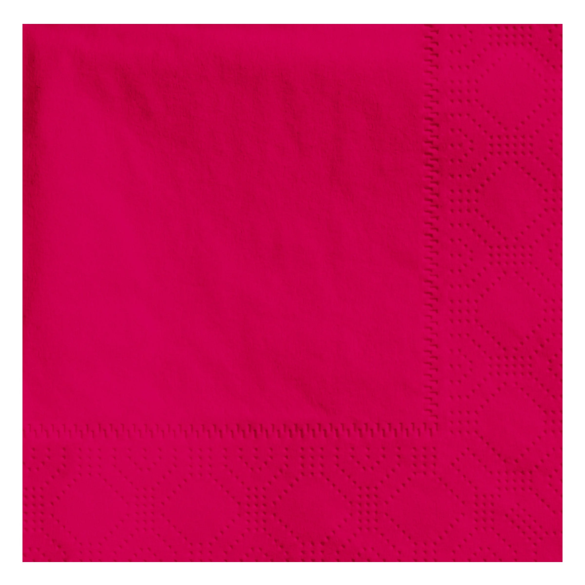 Napkin Beverage Red 9.5 X 9.5 2 Ply 1/4 Fold