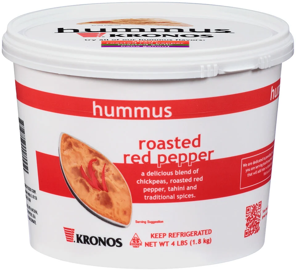 Hummus Rrp Roasted Red Pepper 4 Pound Each - 2 Per Case.