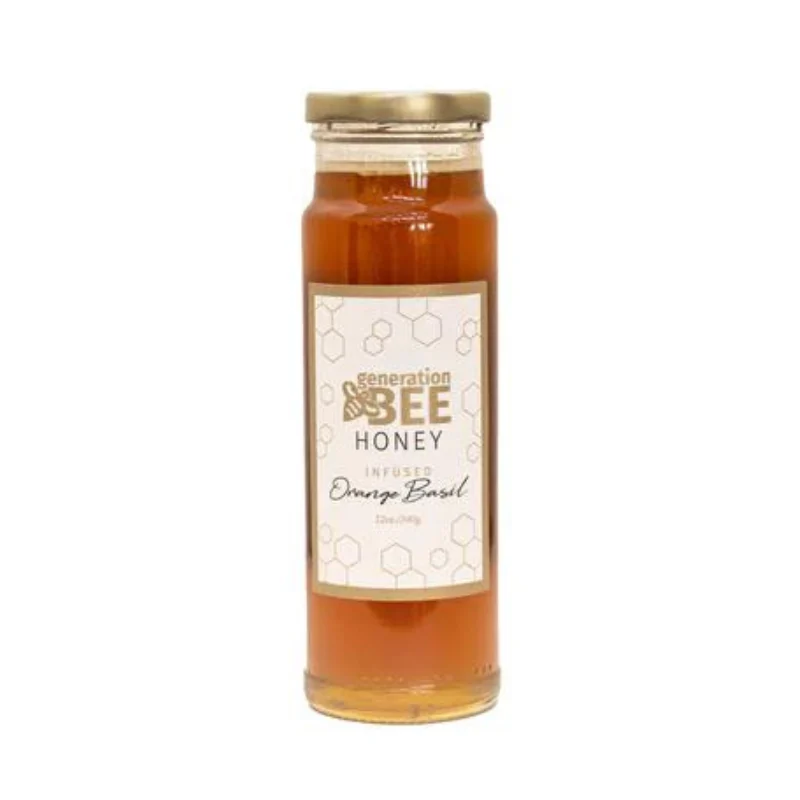 Orange Basil Infused Honey