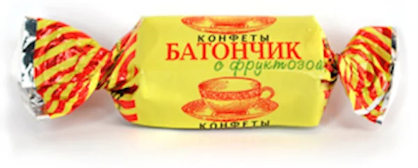 Spartak Candy "Batonchik", Fructose Based 7.7lbs