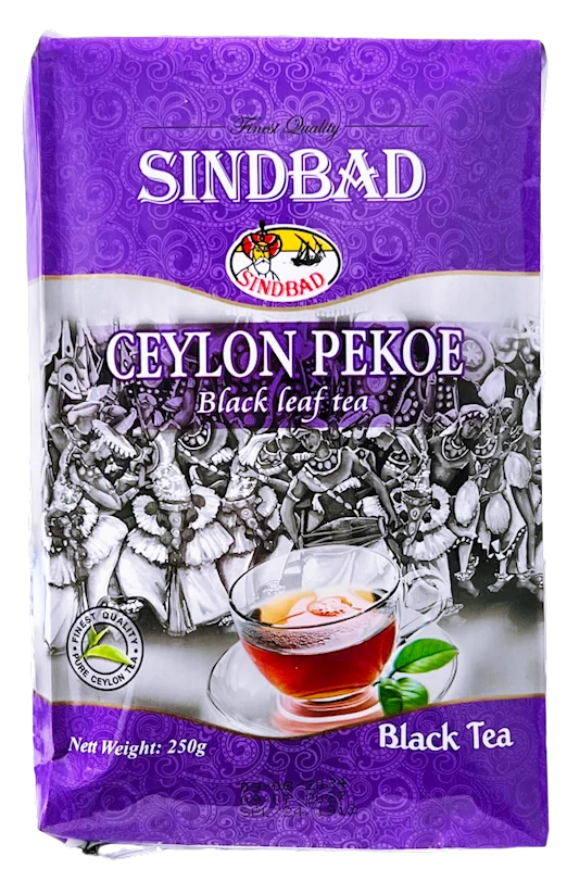 SINDBAD Ceylon Pekoe Black Loose Leaf Tea 250g/12pack