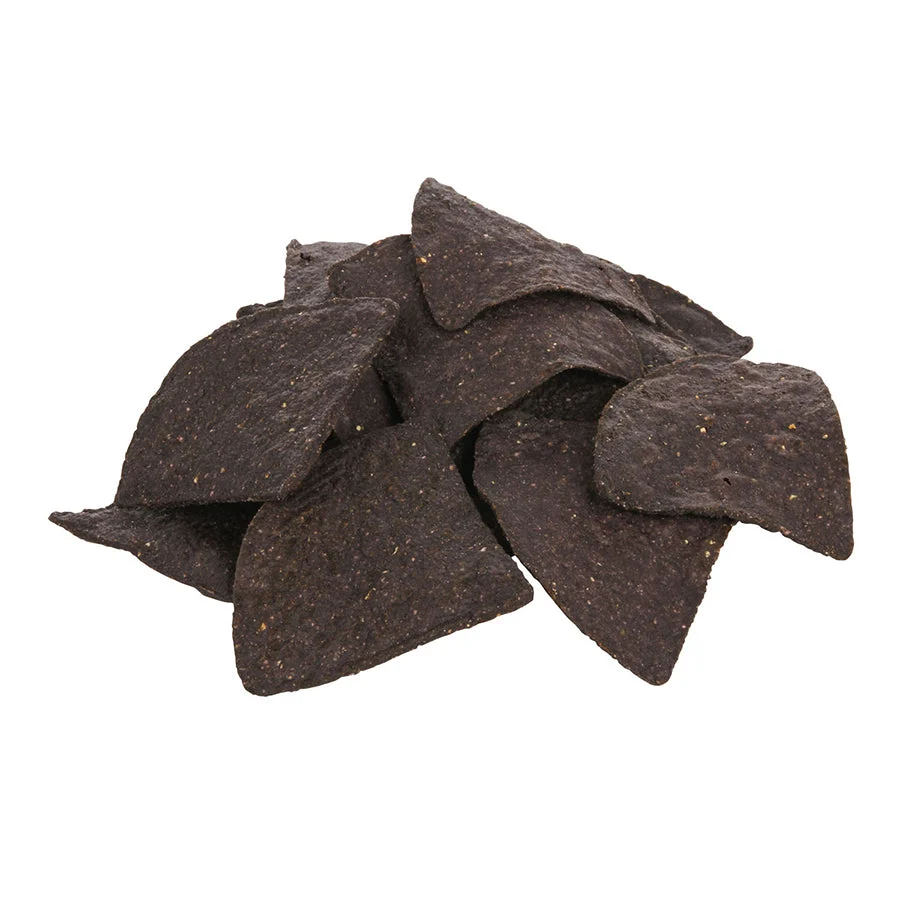 Mission Blue Triangle Tortilla Chips 2 Pound Each - 6 Per Case.