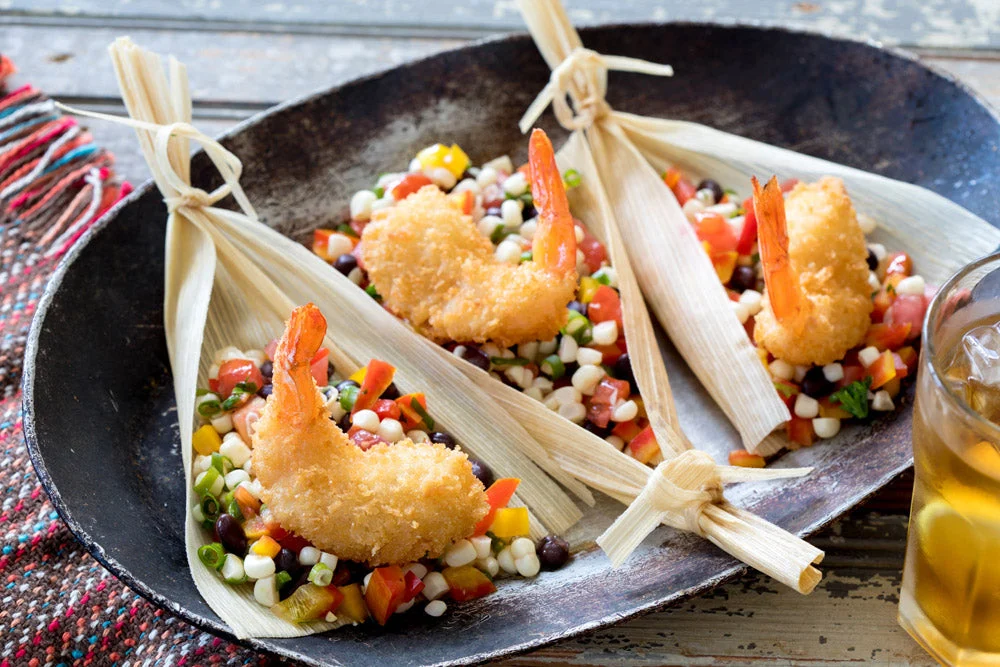 Mrs. Friday's Homestyle Breaded Dp Cut Shrimp 3 Pound Each - 4 Per Case.