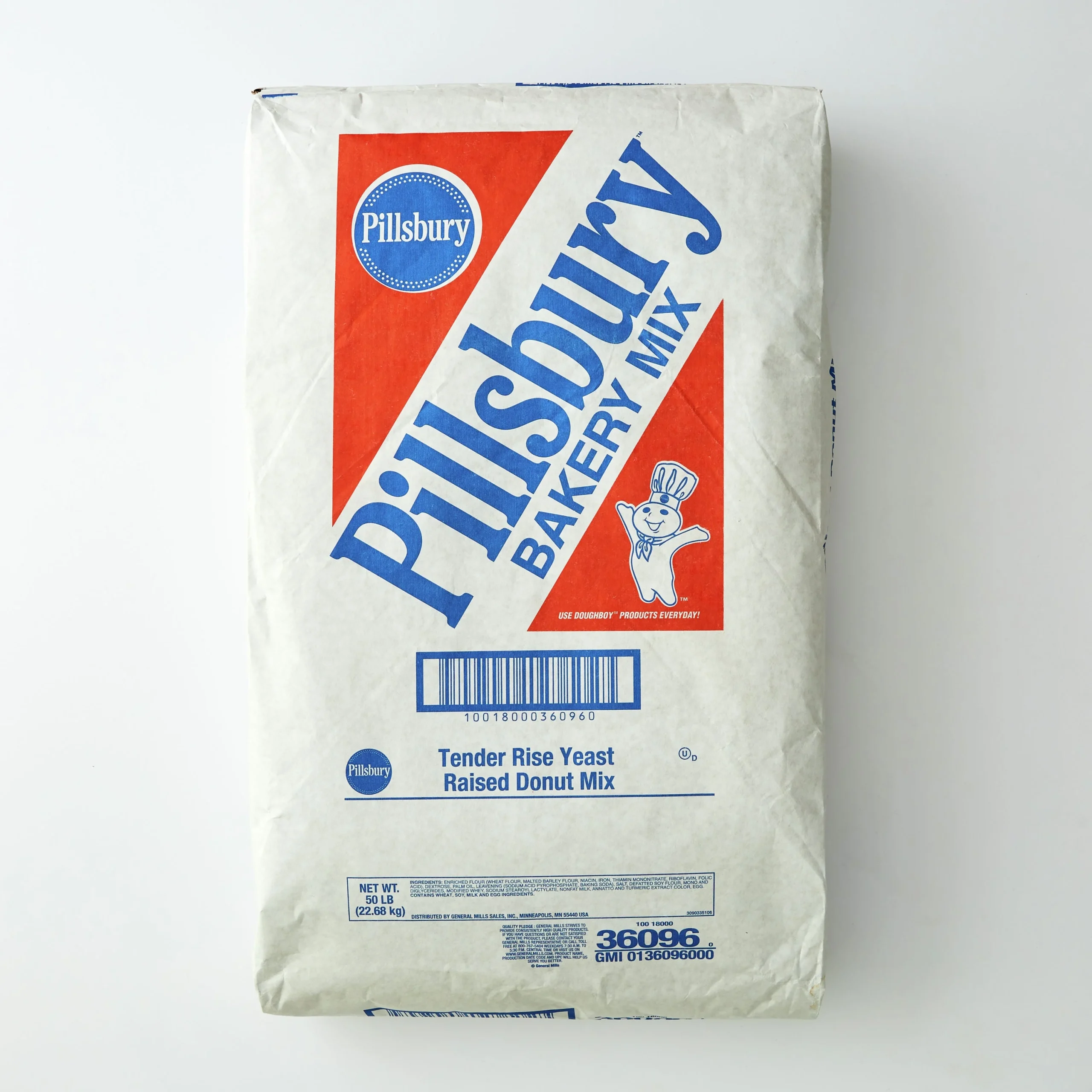 Pillsbury Donut Mix Tender Yeast Raised Donut 50 Pound Each - 1 Per Case.