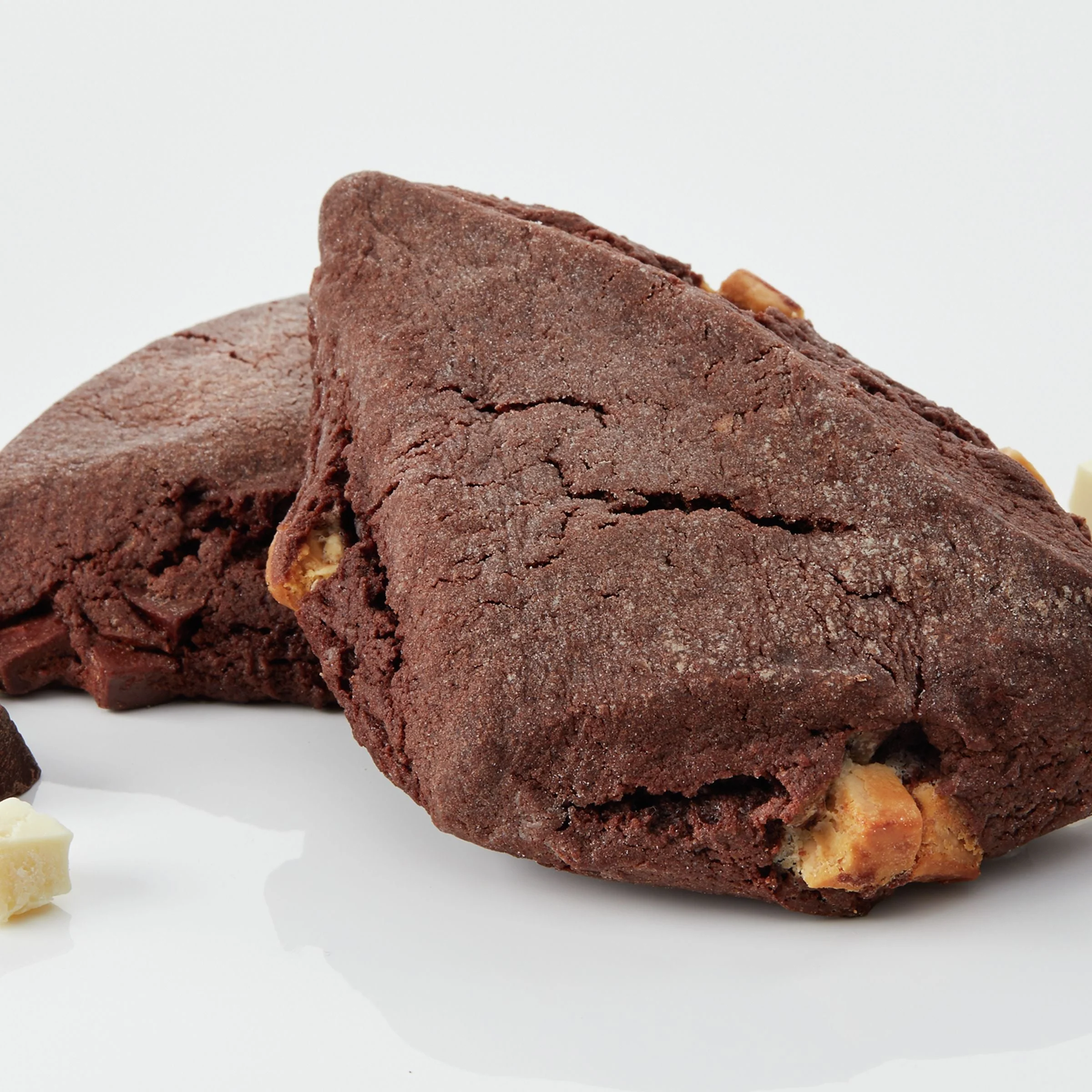 Pillsbury Place & Bake Frozen Scone Dough Chocolate Chocolate Chunk 45 Ounce Size - 8 Per Case.